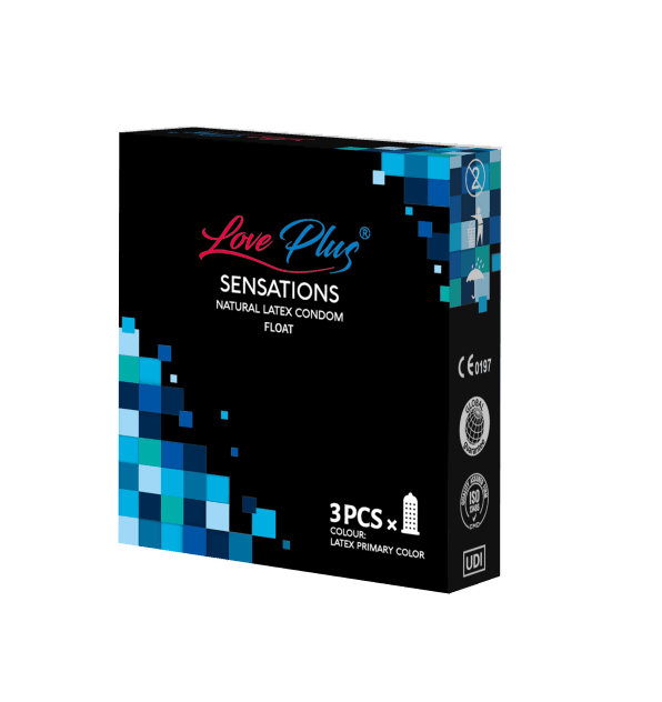 Prezervative love plus sensations 3 buc [1]