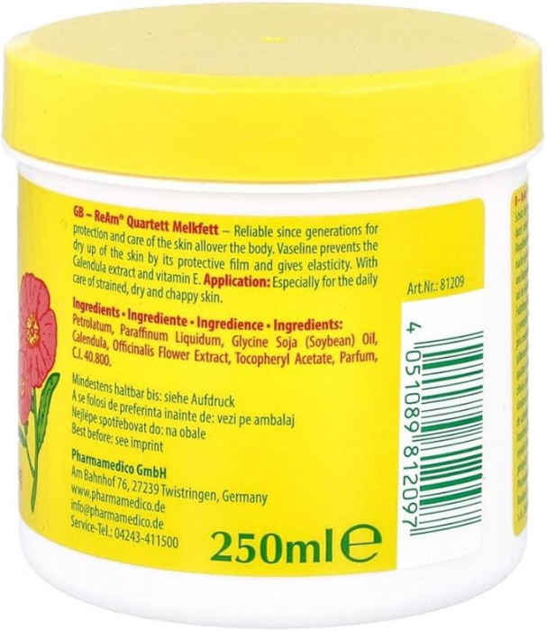 Quartett Melkfett unguent cu galbenele 250ml [3]