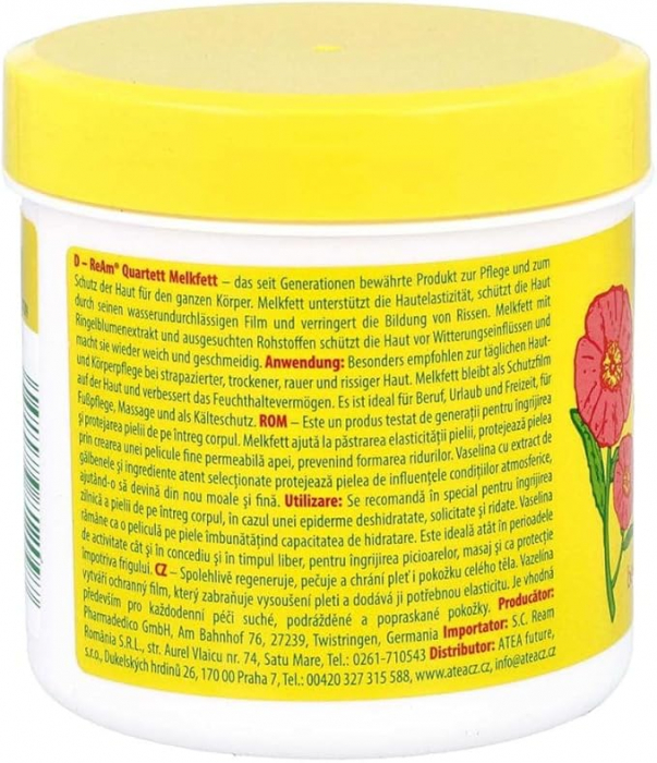 Quartett Melkfett unguent cu galbenele 250ml [2]
