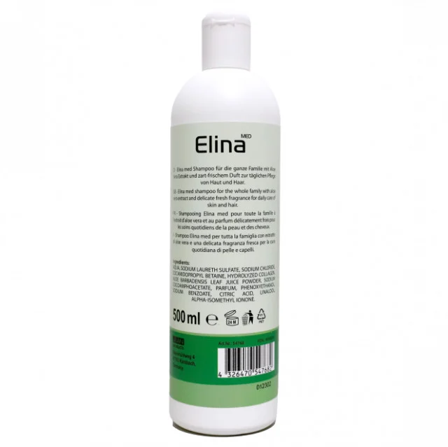 Sampon si gel de dus cu aloe vera Elina med 500 ml [2]