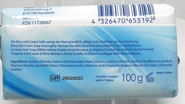 Sapun solid cu extract de lapte 100g Elina Med [2]
