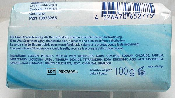 Sapun solid cu  uree 100g Elina Med [2]
