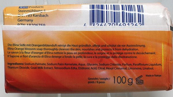 Sapun solid floare de portocal 100g Elina Med [2]