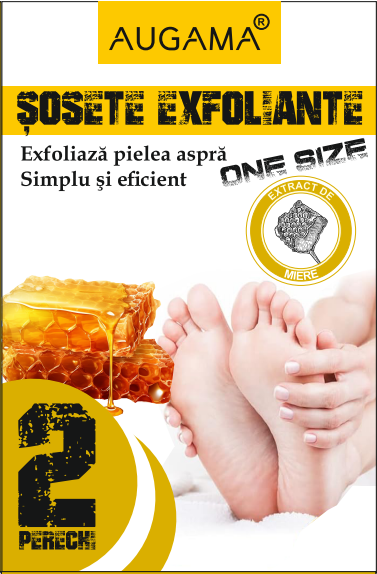 Sosete exfoliante cu Miere Augama 2 perechi [1]