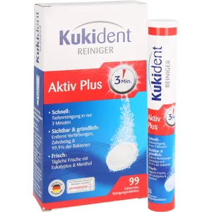 Tablete curatare proteza Kukident Aktiv Plus  99 bucati [3]