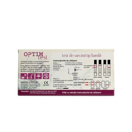 Test de sarcina banda Optim test [2]