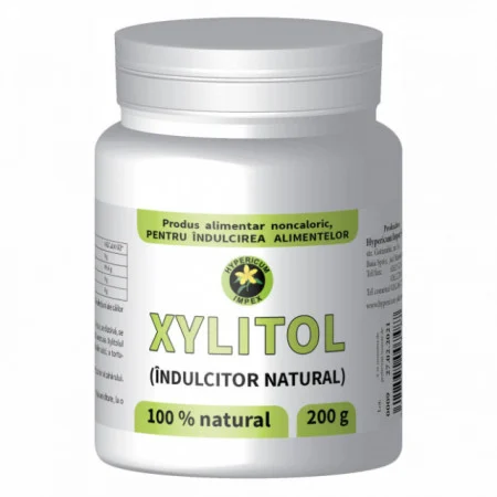 Xylitol indulcitor natural, Hypericum impex [1]