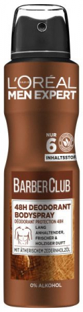  Parfumuri si deodorante - Antiperspirant 48h L'Oreal Men Expert Barber Club, 150 ml