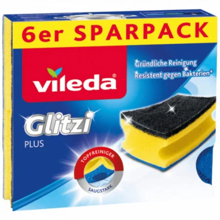 PRODUSE CASA SI BUCATARIE - Burete de vase Vileda Glitzi set 6 bucati
