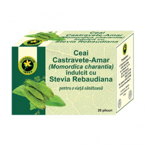 SUPLIMENTE SI VITAMINE - Ceai Castravete-Amar cu Stevia Rebaudiana 20 dz