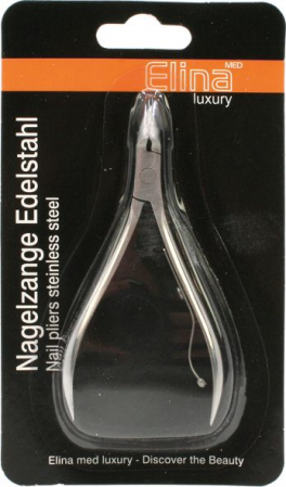 COSMETICE SI INGRIJIRE - Cleste pentru pedichiura, unghii si cuticule inox 9cm Elina Med