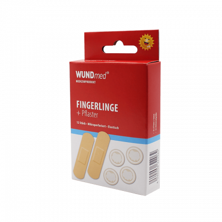  Plasturi si bandaje - degetare de protectie si plasturi wundmed