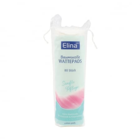 COSMETICE SI INGRIJIRE - Dischete demachiante 80 bucati Elina Med