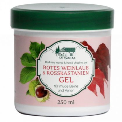 COSMETICE SI INGRIJIRE - Gel cu frunza de vita de vie rosie si cu castane