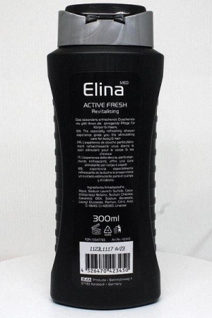 Gel de dus pentru barbati 2in1 Active Fresh Elina Med 300ml [1]