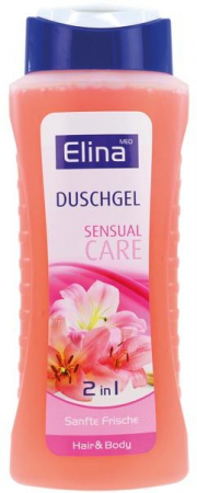 COSMETICE SI INGRIJIRE - Gel de dus si sampon 2in1 Sensual Care Elina Med 300ml