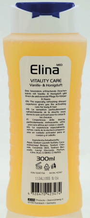 Gel de dus si sampon 2in1 Vitality Care Elina Med 300ml [1]
