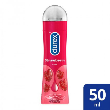 Cuplu si sex - Lubrifiant Strawberry, 50 ml, Durex Play