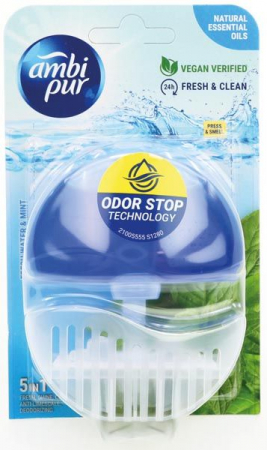 Odorizant toaleta Ambi Pur Fresh & Mint 55ml
