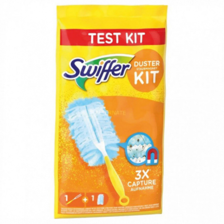  Produse grecesti - Pamatuf pentru curatarea prafului Swiffer Duster Kit 1 maner + 1 rezerva