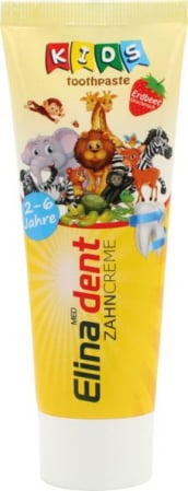 Igiena orala - Pasta de dinti pentru copii 2-6 ani Elina Kids 75ml