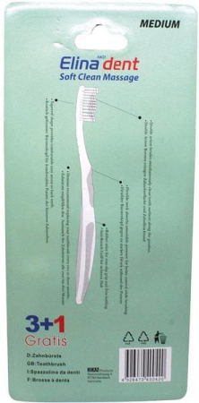 Periuta de dinti Soft Clean 3+1 Elina Dent [1]