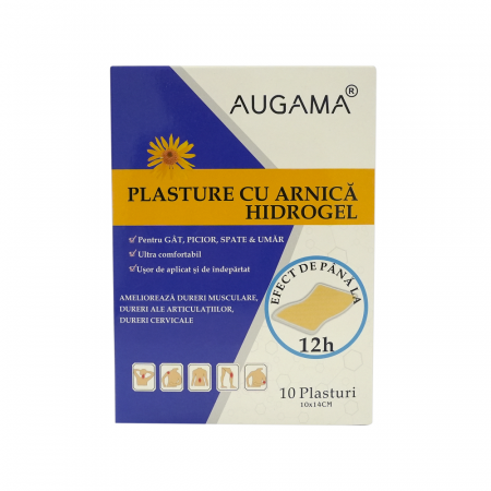 COSMETICE SI INGRIJIRE - Plasture cu arnica si hidrogel Augama 10 buc