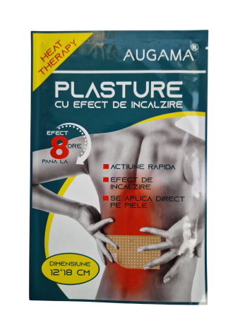 COSMETICE SI INGRIJIRE - Plasture cu efect de incalzire Augama 12x18 cm