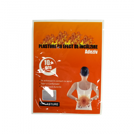 COSMETICE SI INGRIJIRE - Plasture cu efect de incalzire cu carbune activ 10x13 cm