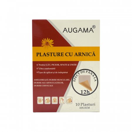 COSMETICE SI INGRIJIRE - Plasturi cu arnica 10x15 cm Augama 10 bucati