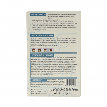 Plasturi cu efect racoritor 4 buc Augama [1]