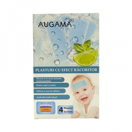 COSMETICE SI INGRIJIRE - Plasturi cu efect racoritor 4 buc Augama