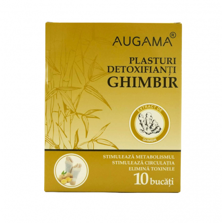 COSMETICE SI INGRIJIRE - Plasturi detoxifianti ghimbir Augama 10 buc