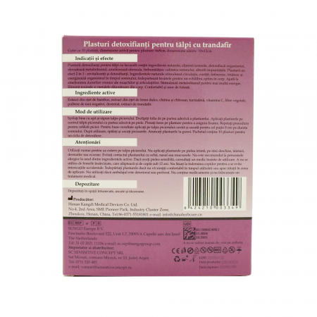 Plasturi detoxifianti trandafir Augama 10 buc [1]