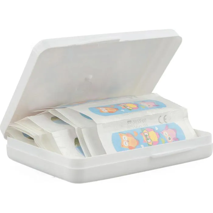 Plasturi pentru copii combinati in cutie plastic Wund Med 50 bucati [1]
