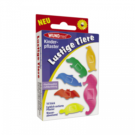 Plasturi pentru copii –formă animale Wundmed 10 buc [1]