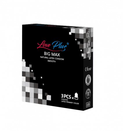Cuplu si sex - Prezervative love plus big max 3 buc