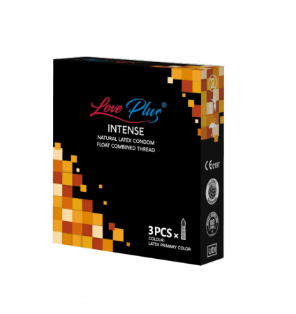 Cuplu si sex - Prezervative love plus intense 3 buc