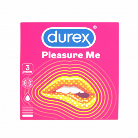 Cuplu si sex - Prezervative pleasure me, 3 bucati, Durex
