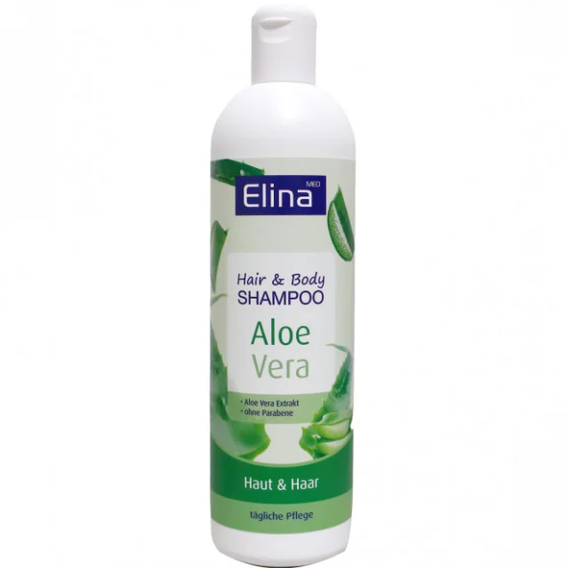  Sampoane - Sampon si gel de dus cu aloe vera Elina med 500 ml