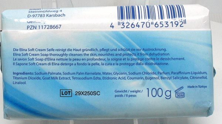 Sapun solid cu extract de lapte 100g Elina Med [1]