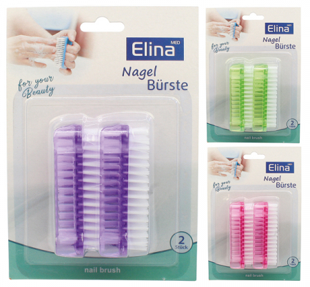 Set 2 perii pentru maini si unghii 8.5*3*3cm Elina Med [1]
