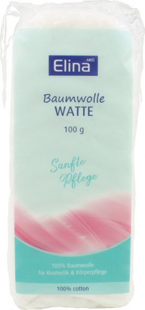 COSMETICE SI INGRIJIRE - Vata 100% bumbac elinaMed 100g