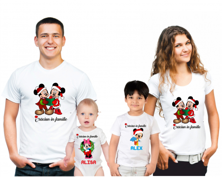 SET 4 PIESE - SET 4 TRICOURI PERSONALIZATE CRACIUN NR.20