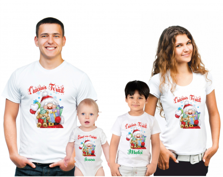 SET 4 PIESE - SET 4 TRICOURI PERSONALIZATE CRACIUN NR.44