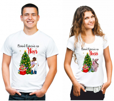 TRICOURI CRACIUN - NASI - Tricouri personalizate Craciun pentru nasi
