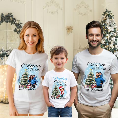 SET 3 PIESE - SET TRICOURI PERSONALIZATE CRACIUN NR 203