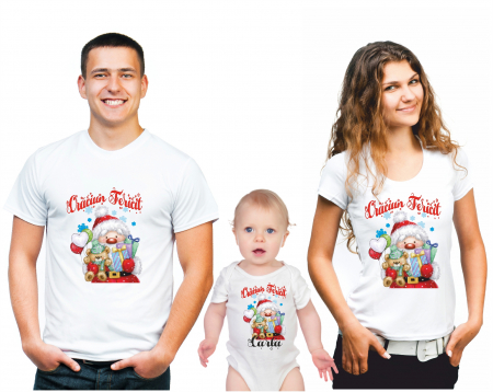 TRICOURI FAMILIE CRACIUN - SET TRICOURI PERSONALIZATE CRACIUN NR.32