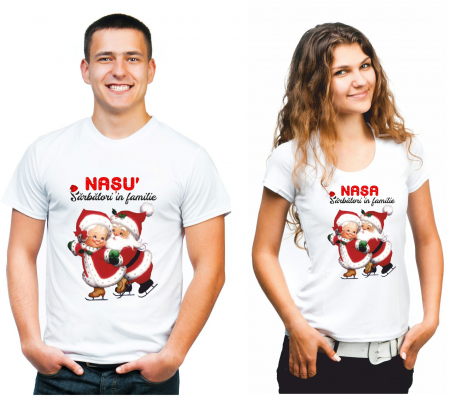 TRICOURI CRACIUN - NASI - Tricouri personalizate Craciun pentru nasi