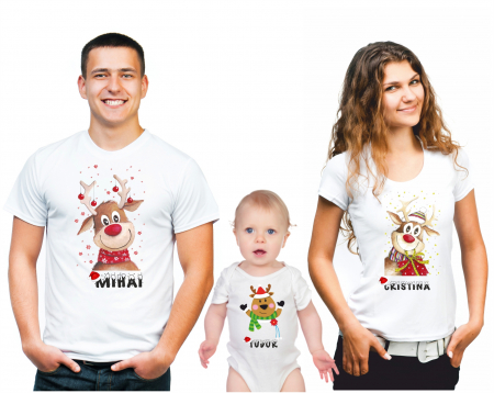 TRICOURI CRACIUN - SET TRICOURI PERSONALIZATE CRACIUN NR.8